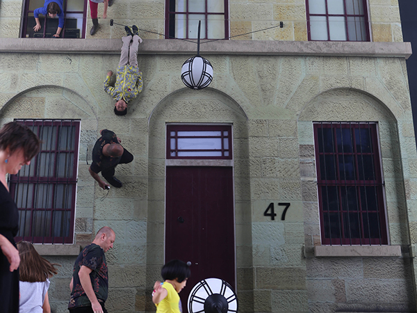 sydney festival on the wall